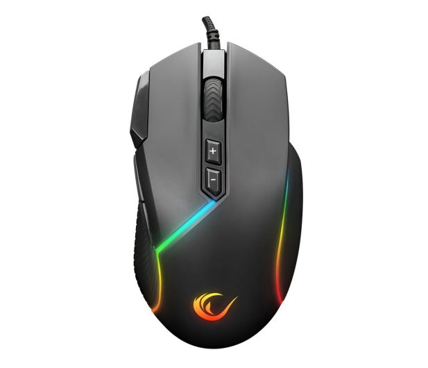 RAMPAGE Comfort 12800 DPI RGB - czarny - 1317598 - zdjęcie